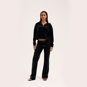 Juicy Couture Iccle diamante oversized cropped hoodie