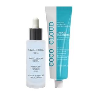 Coco Cloud Cream Cleanser 100 ml + Hyaluronsyra + CBD Moisturizing Surge Serum 30 ml