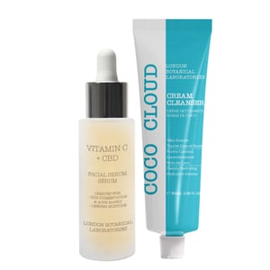 Coco Cloud Cream Cleanser 100ml + Vitamin C + Cbd Serum 30ml