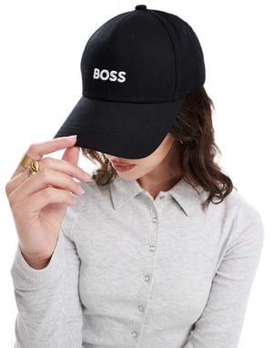 BOSS zed baseball cap in black