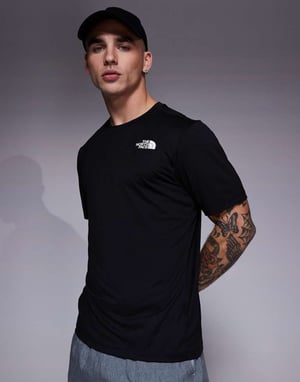 The North Face Training 24/7 Box NSE backprint t-shirt in black