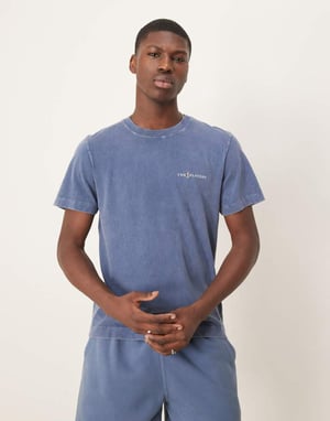 Abercrombie & Fitch motif back detail t-shirt in navy