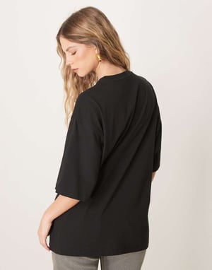 Calvin Klein Jeans big logo t-shirt in black