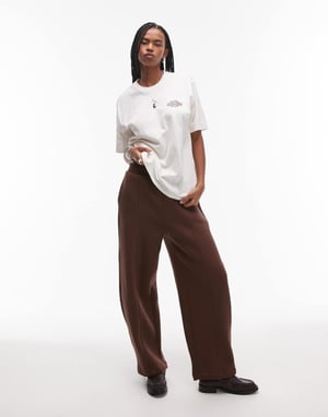 Dickies wood logo back print t-shirt in off white