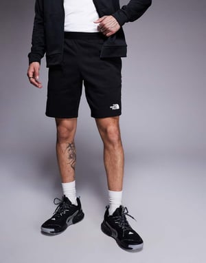 The North Face Mountain Athletics tech fleece shorts in black
