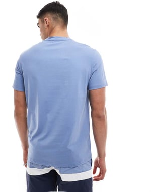 Boss strandt-shirt i blått