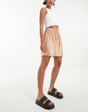 Återvunnen vintage satinboxer