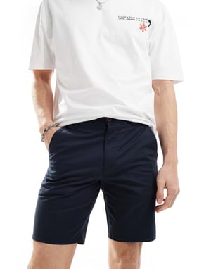 Farah Hawk Chino Short i marinblå