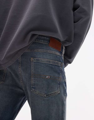 Tommy Jeans Ronnie denim shorts in dark wash