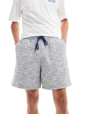 ASOS DESIGN överdimensionerade monokroma texturerade shorts