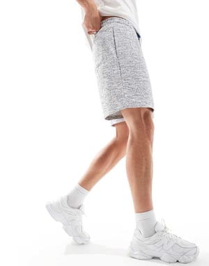 ASOS DESIGN överdimensionerade monokroma texturerade shorts