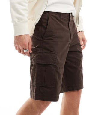 Jack & Jones cargoshorts i brunt