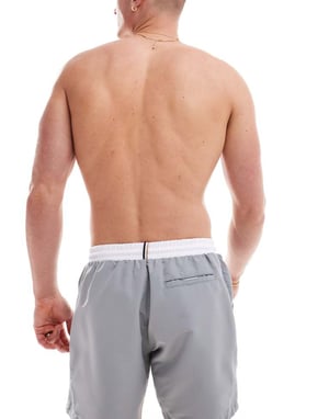 Boss Starfish simshorts i silver
