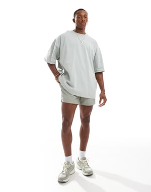 Farah simshorts i grön
