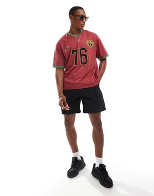 Jack & Jones cargobadshorts i svart