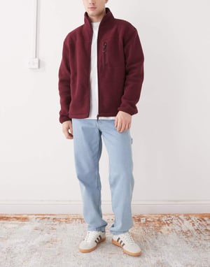 Dickies garyville relaxed straight fit denim jeans in light blue
