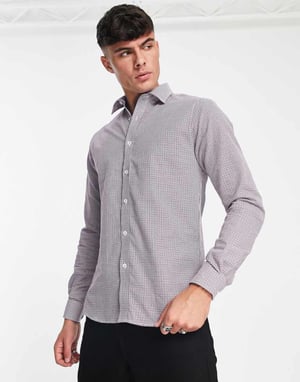 Ben Sherman rutigt skjorta i blått och rött