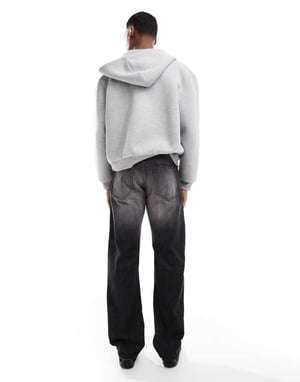 Cheap Monday Anti rigid raka benjeans i rubin svart tvätt