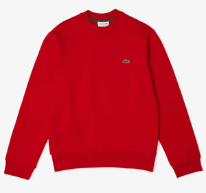 Lacoste Men's Crew Neck Sweatshirt Red