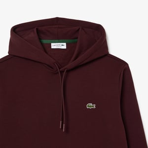 Lacoste Men's Fleece Hoodie Bordeaux