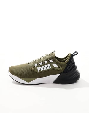 Puma Retaliate 3 trainers in khaki