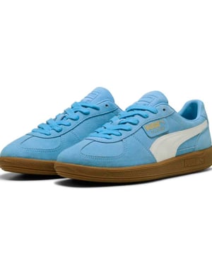 Puma Palermo trainers in baby blue