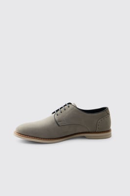 Faux Suede Derby Shoe