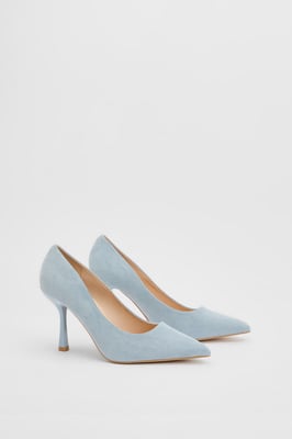 Lexie Faux Suede High Heeled Court Shoes