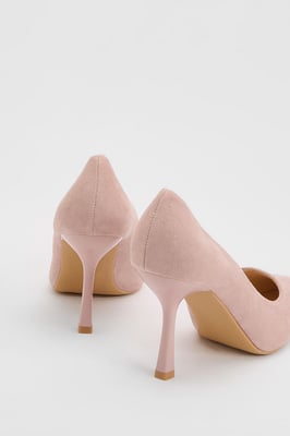 Lexie Faux Suede High Heeled Court Shoes