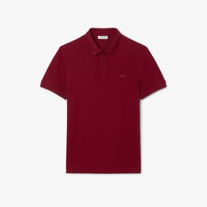 Lacoste Men's Paris Strech Pique Polo Shirt Bordeaux