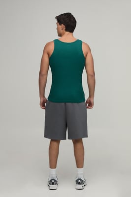 Basic Muscle Fit Ribbed Vest