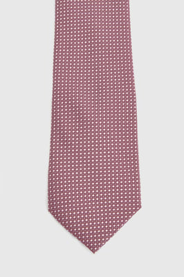 Burgundy Textured Tie