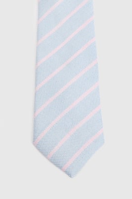 Dusty Blue Multi Stripe Tie