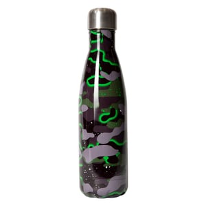 500ml Thermische Waterfles | Groene Camouflerende RVS Geïsoleerde Lekvrije