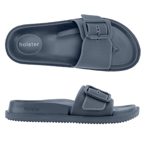 Holster Laze slippers vegan comfort podologisch goedgekeurd waterbestendig donker blauw