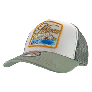 Mens Embroidered Trucker Cap | Breathable Cotton Lightweight Rivvi Casual Hat