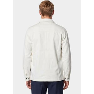 Bos Bright Blue Overshirt 2061/off white