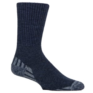 Diabetic Wool Walking Socks for Men | Extra Wide Cushioned Hiking Socks