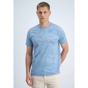 Gabbiano Heren shirt 1566115 nik 224 allure blue