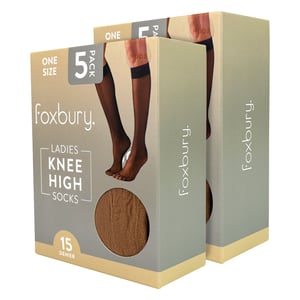 10-Pack Dames Kniehoge Pop Sokken 15 Denier Lichtgewicht Transparante Sokken