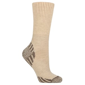 Diabetic Wool Walking Socks for Men | Extra Wide Cushioned Hiking Socks