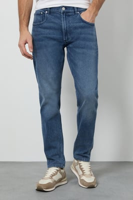 Light Vintage Wash Stretch Slim Fit Jeans