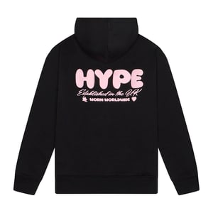 Girls Hoodie Kids Casual Black Sweatshirt Soft Graphic Back Design