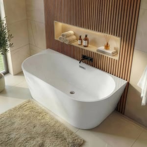 Badplaats Ligbad isia 170 x 75 x 60 cm- hoekbad – hoogglans