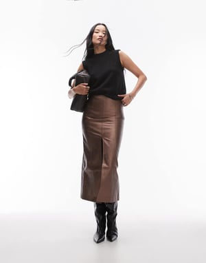ARKET alpackablend stickad ärmlös tröja i svart
