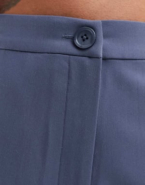 ASOS DESIGN skräddarsydda vida byxor i blått