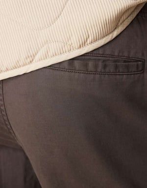 Abercrombie & Fitch loose pull on trousers in brown