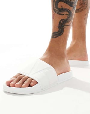 ASOS DESIGN flip-flop-sandaler i vitt
