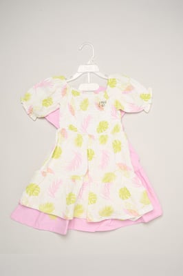 2-Pack Printed Muslin and Chambray Dresses