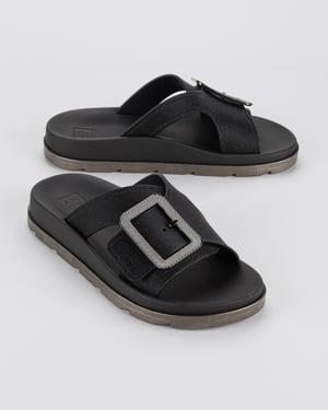Zaxy Womens Vibe Slide Ad Black